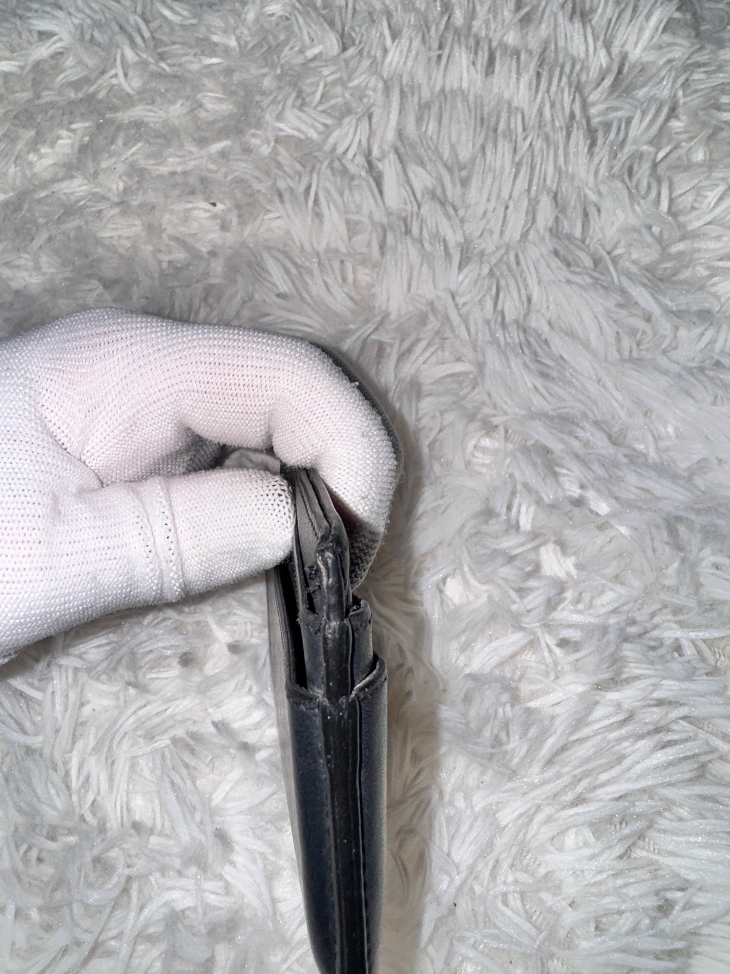 YSL Black Calfskin Card Holder