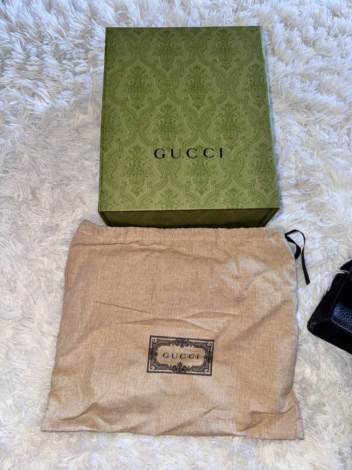 Gucci Emerald Super Mini Dionysus with Crystals
