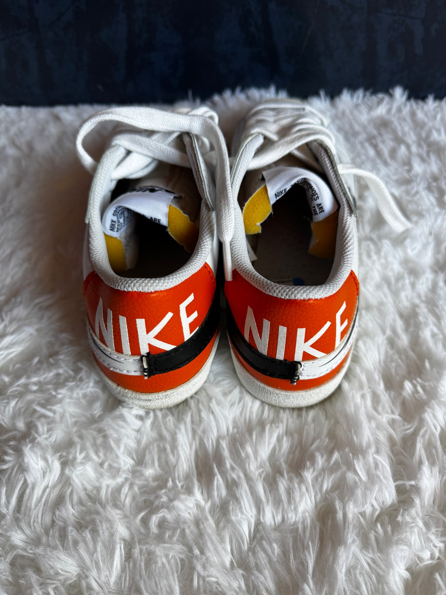 Nike Blazer Low 77 Jumbo Summit White Magma Orange Black