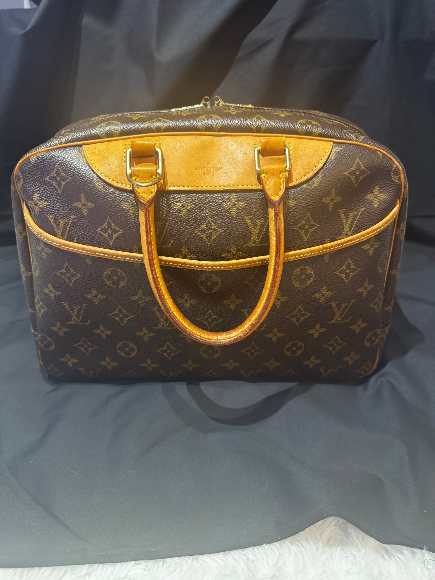 Louis Vuitton Deauville Bowling Business Monogram Bag