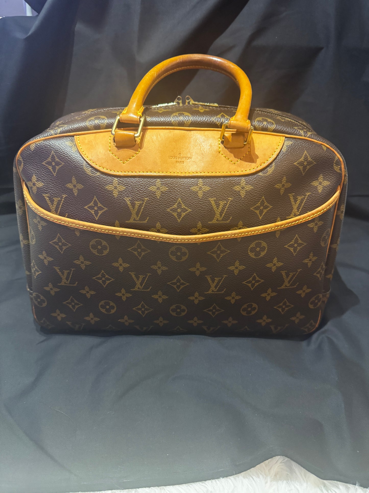 Louis Vuitton Deauville Bowling Business Monogram Bag