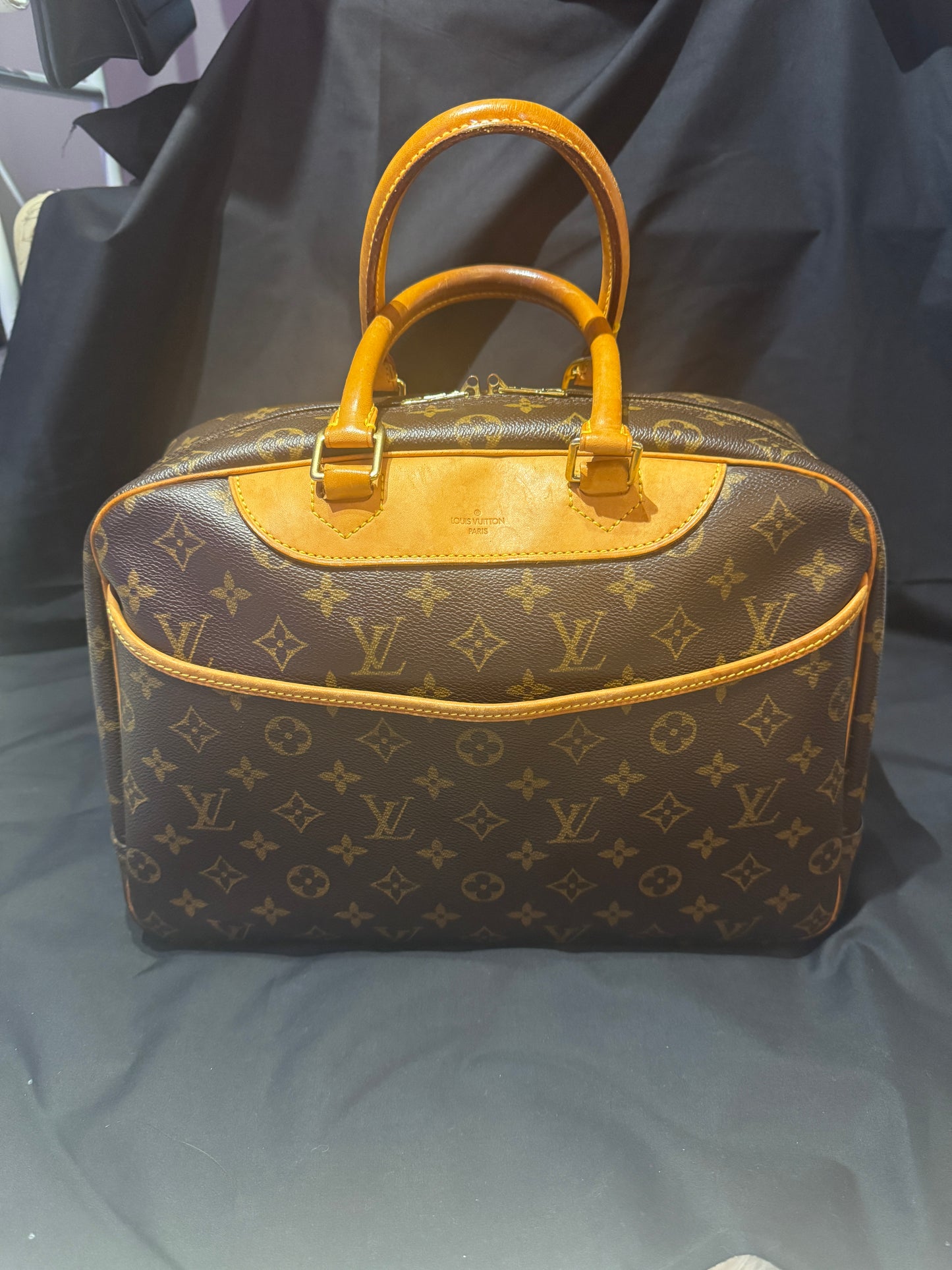 Louis Vuitton Deauville Bowling Business Monogram Bag