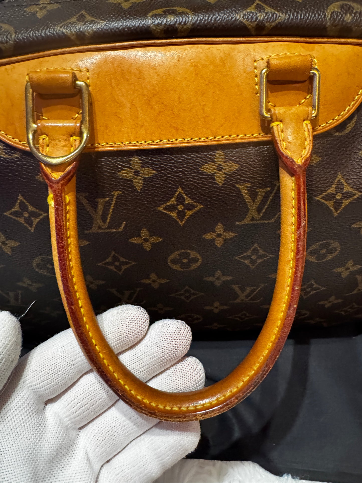 Louis Vuitton Deauville Bowling Business Monogram Bag