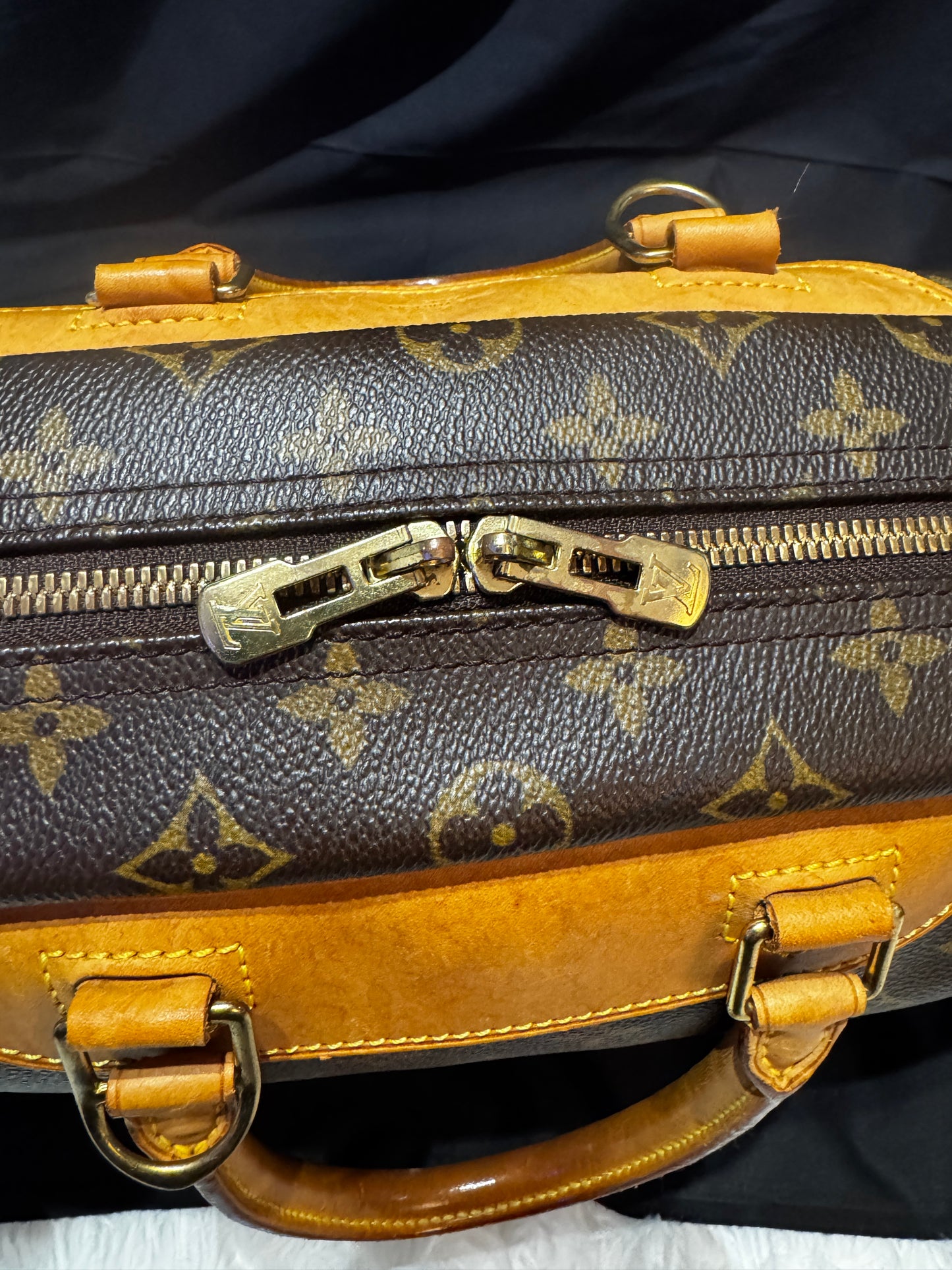 Louis Vuitton Deauville Bowling Business Monogram Bag