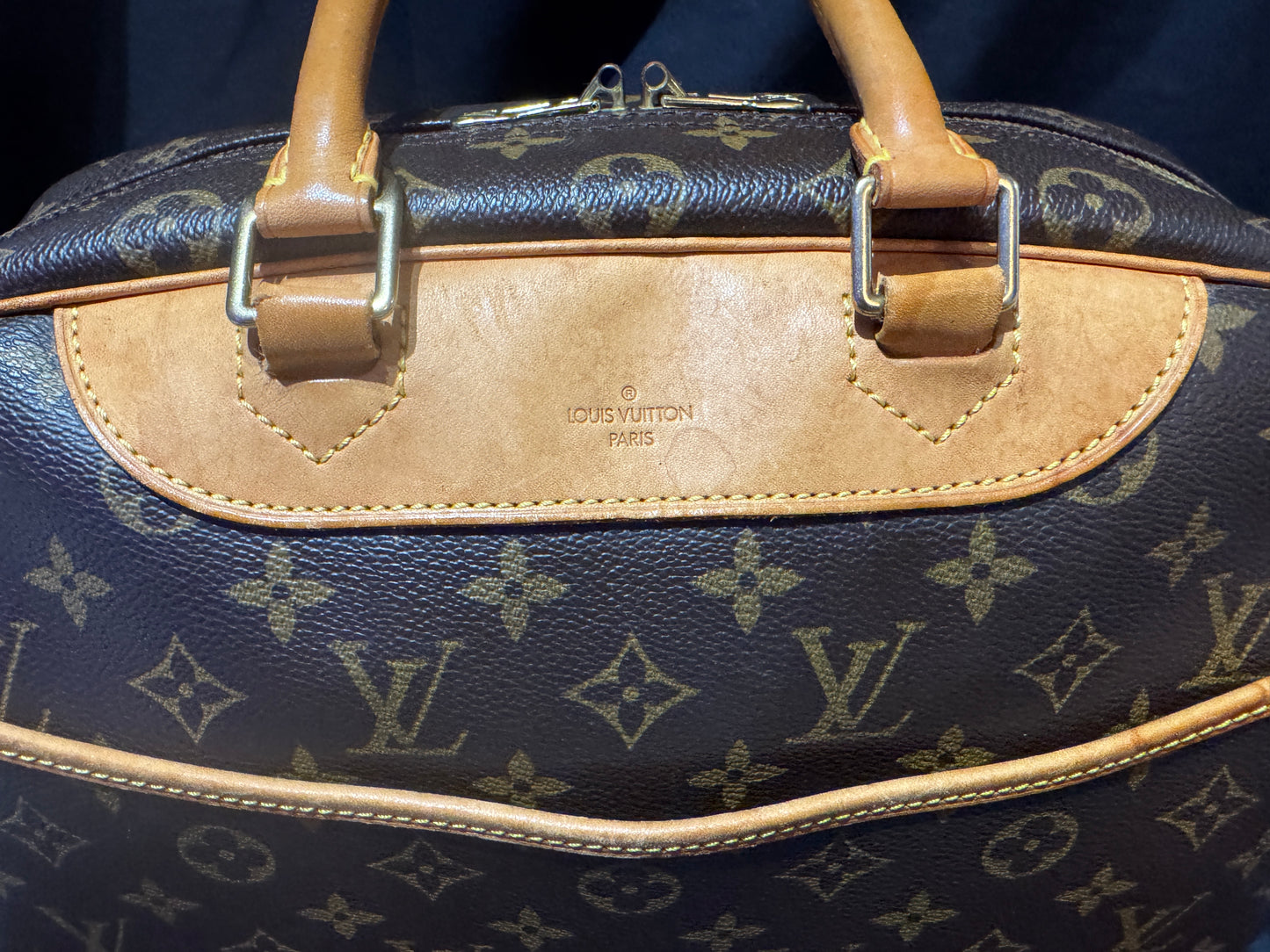 Louis Vuitton Deauville Bowling Business Monogram Bag