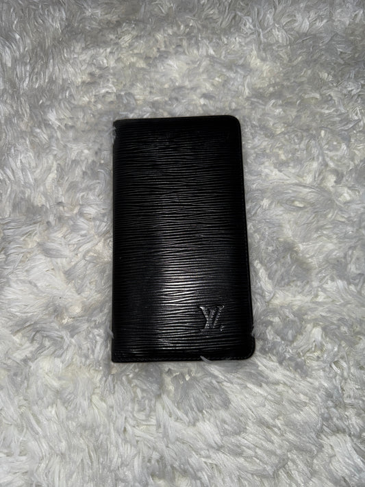 LOUIS VUITTON Black Epi Leather Porte Yen Cartes Credit Bifold Long Wallet