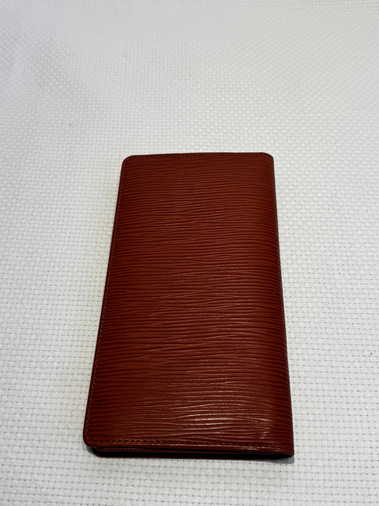 Louis Vuitton Brown Epi Leather Long Wallet