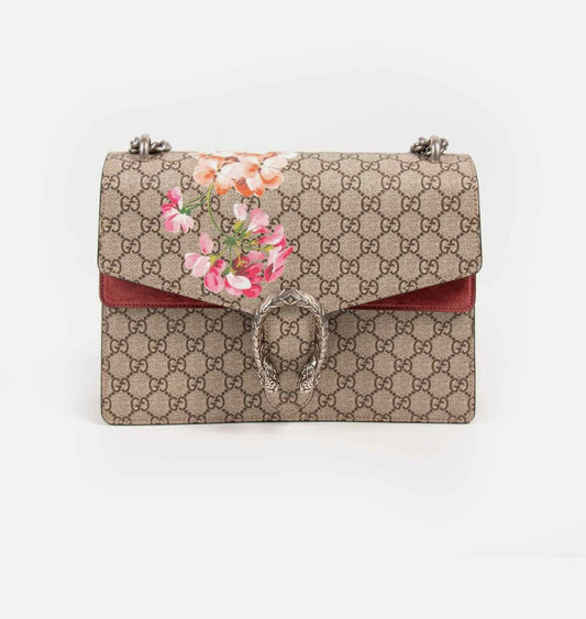 Gucci GG Supreme Medium Bloom Dionysus Shoulder Bag