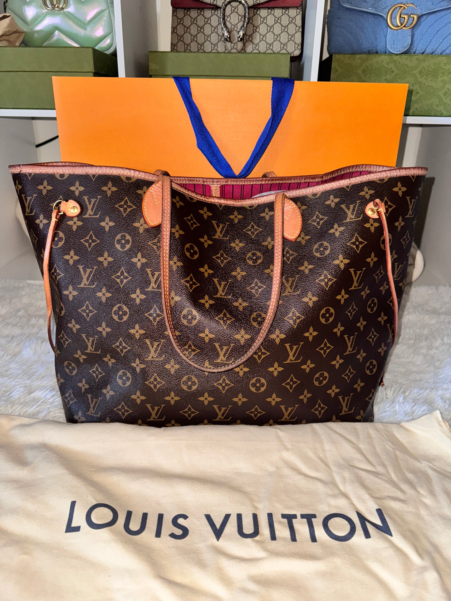 Louis Vuitton Neverfull GM with Pivoine Interior