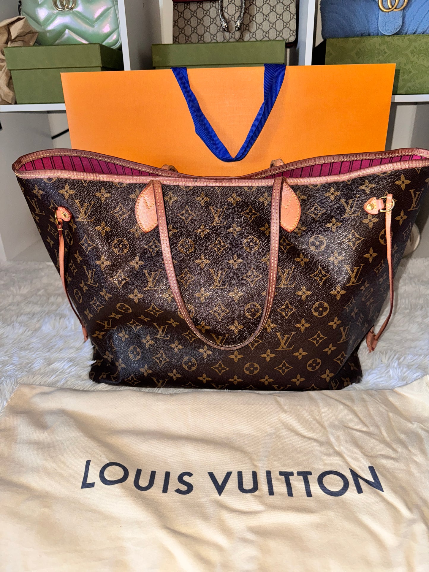 Louis Vuitton Neverfull GM with Pivoine Interior