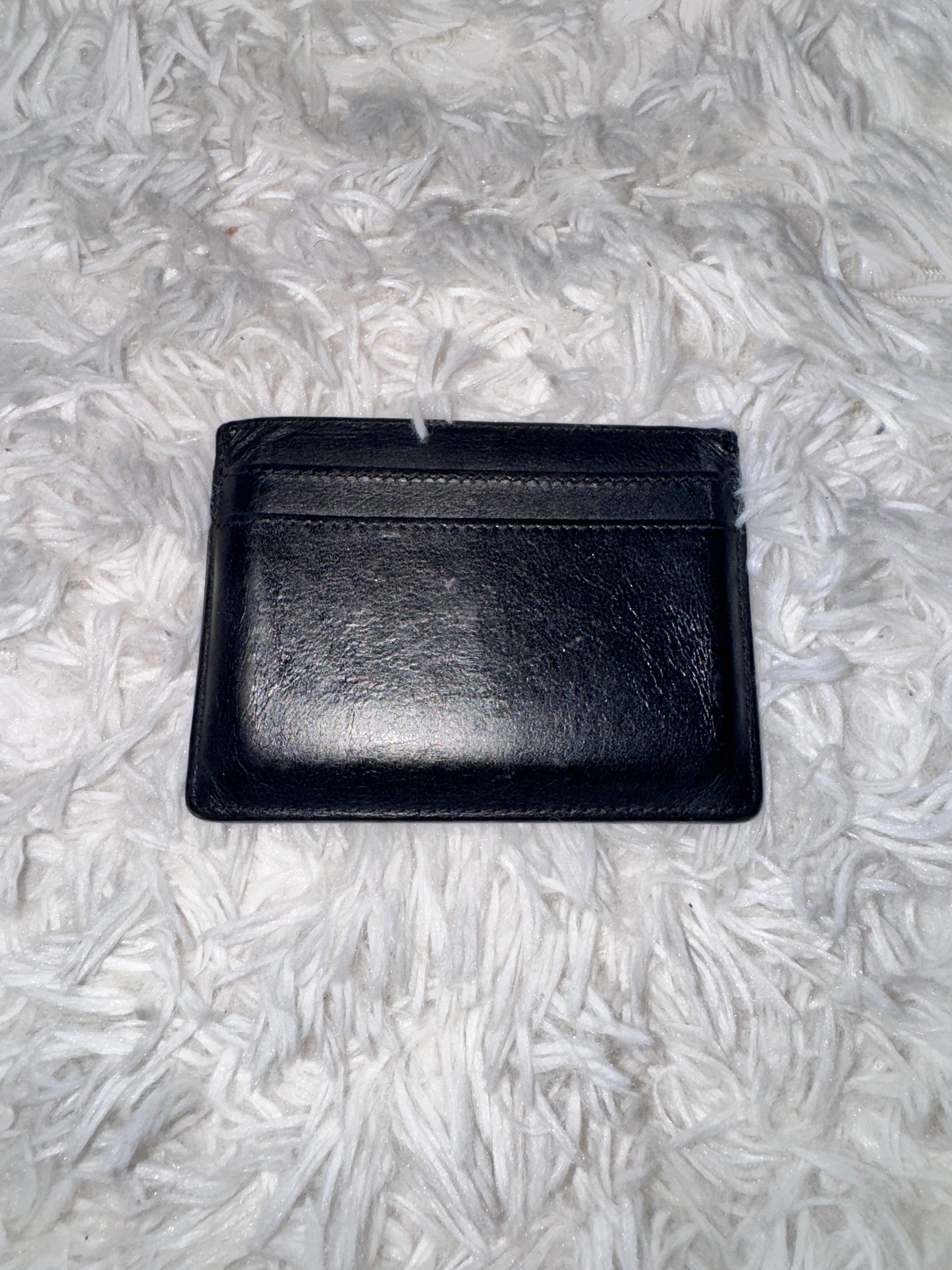 YSL Black Calfskin Card Holder
