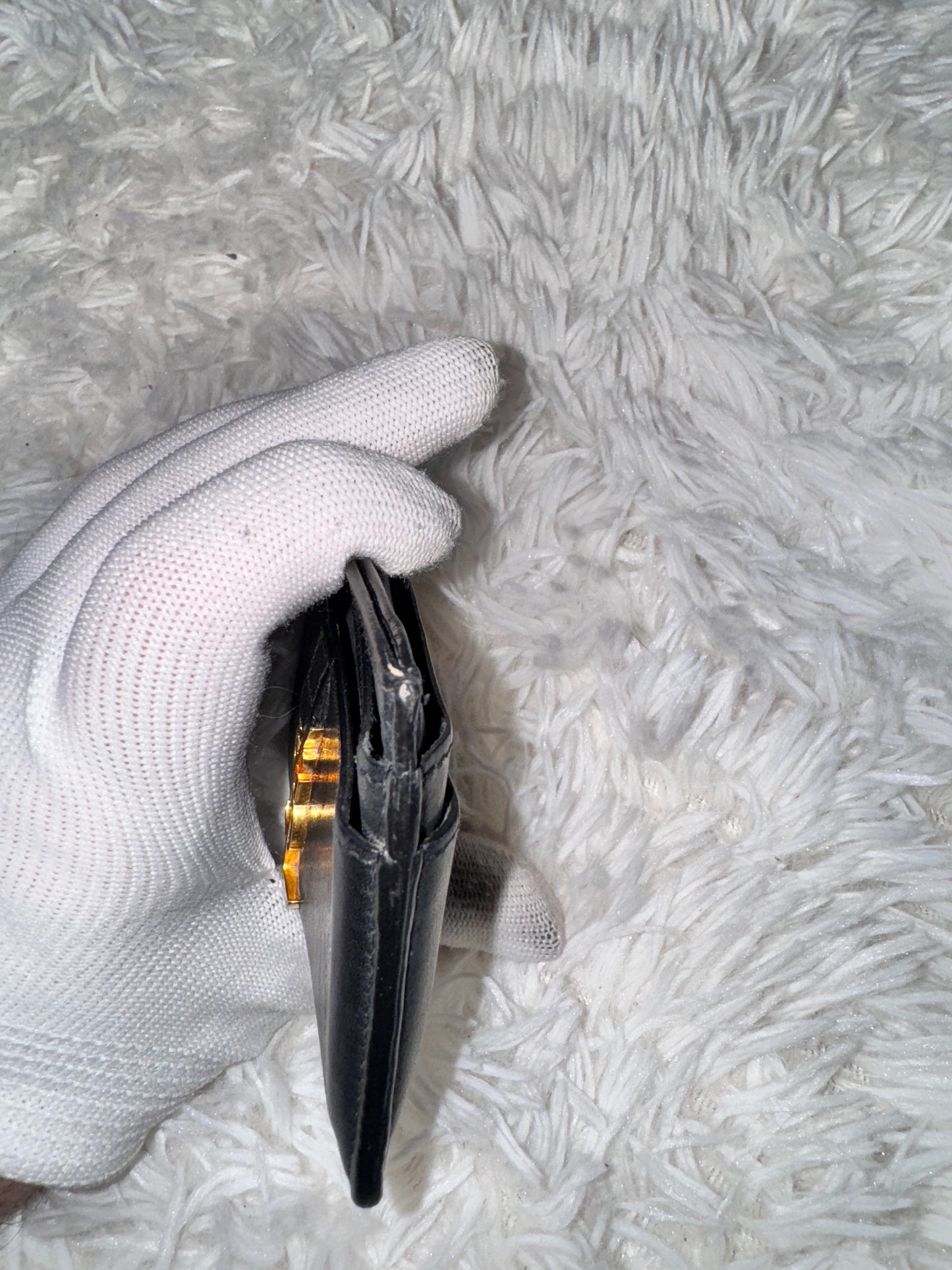 YSL Black Calfskin Card Holder