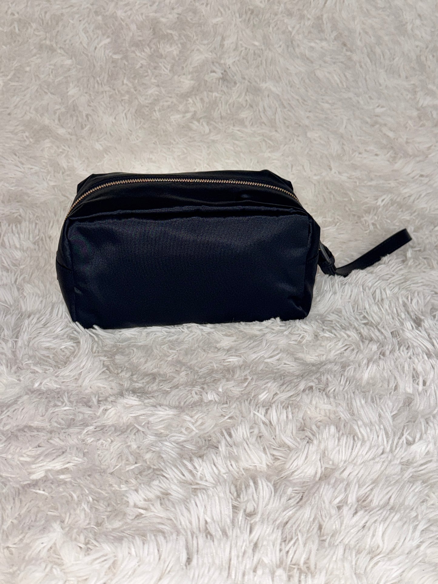 Versace Black Nylon Toiletries Pouch